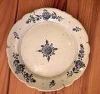 Antiek bord Delfts blauw aardewerk, gemerkt origineel Delfts, Ophalen of Verzenden