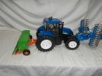 Bruder New Holland T8040 met Lemken frontpakker en zaaier, Ophalen, Gebruikt