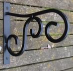 metalen wandhaak voor hanging basket zwart BPH74, Tuin en Terras, Tuinwanddecoratie, Euregioweg 225 Enschede, Info@esschertdesign.nl