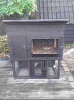 Nieuw konijnenhok zwarte douglas planken 110x70x130, Ophalen, 110 cm of meer, Bosjeslaan 1, Info@info.nl