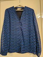 Fabienne Chapot blouse zwart met blauwe hartjes, mt 40, Kleding | Dames, Jasjes, Kostuums en Pakken, Ophalen of Verzenden, Zo goed als nieuw
