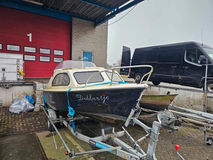 Shetland 535 Motorboot - Opknapper, Watersport en Boten, Motorboten en Motorjachten, Gebruikt, Polyester, Tot 6 meter, Benzine