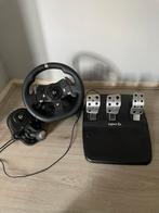 Logitech g920 set + shifters Goede staat, Spelcomputers en Games, Spelcomputers | Xbox | Accessoires, Ophalen of Verzenden, Gebruikt