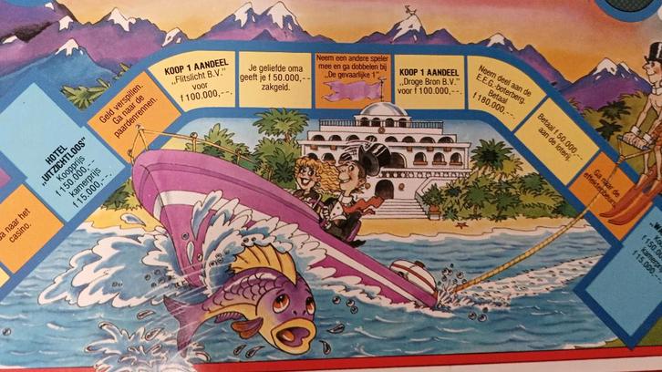 MB Mankomanie bordspel 1985 compleet in doos, Hobby en Vrije tijd, Gezelschapsspellen | Bordspellen, Zo goed als nieuw, Drie of vier spelers