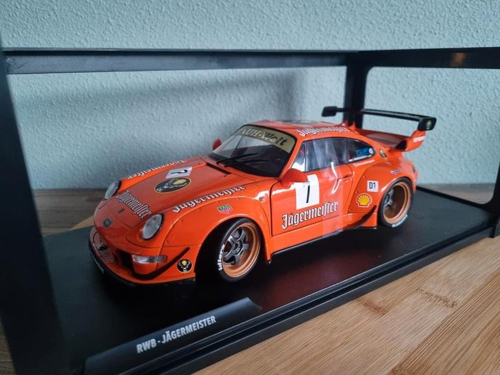 Solido Porsche 911 (933) RWB 1:18 Jägermeister, Hobby en Vrije tijd, Modelauto's | 1:18, Nieuw, Auto, Solido, Ophalen of Verzenden