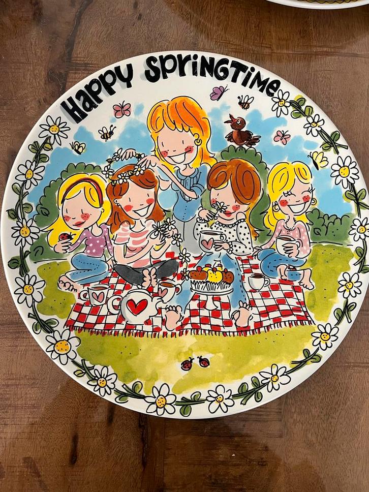 Blond Amsterdam 'Happy Springtime' Schaal ZGAN, Huis en Inrichting, Woonaccessoires | Schalen en Manden, Zo goed als nieuw, Schaal