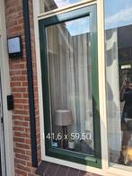2st openslaande ramen , goed in de verf met glas, Doe-het-zelf en Verbouw, Glas en Ramen, Ophalen, Gebruikt, Gevelraam of Ruit