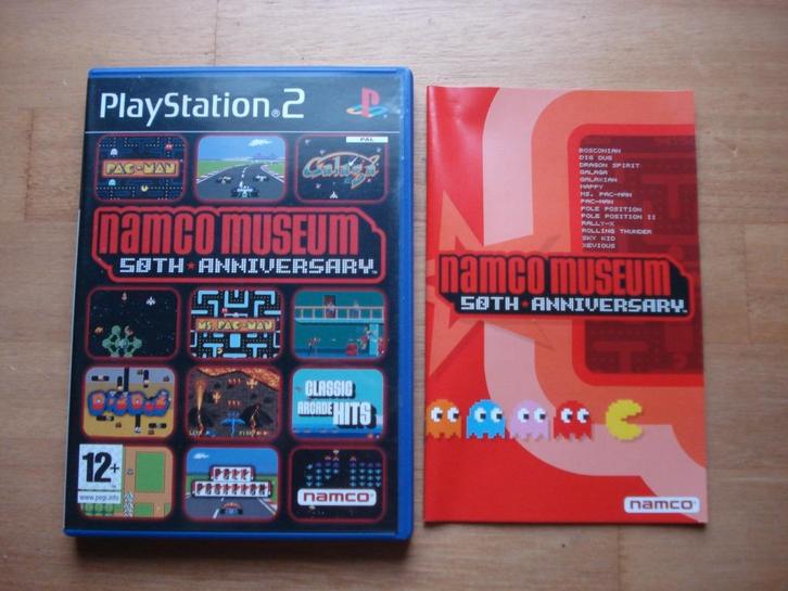 Namco museum 50th anniversary ps2, Spelcomputers en Games, Games | Sony PlayStation 2, Zo goed als nieuw, Racen en Vliegen, 1 speler