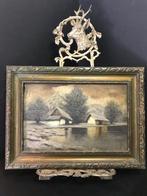 Schilderij 'Winterlandschap', Ophalen of Verzenden