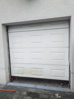 Witte Garagedeur - Gebruikt, Doe-het-zelf en Verbouw, Deuren en Horren, Ophalen, Gebruikt, 120 cm of meer, Garagedeur