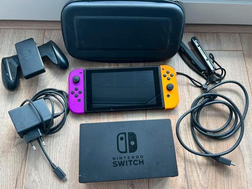 Nintendo switch 1 compleet met accessoires, Spelcomputers en Games, Spelcomputers | Nintendo Switch, Gebruikt, Switch Original