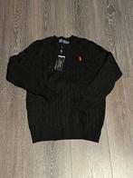 Ralph Lauren Cable Knit Sweater Black - M, Ophalen of Verzenden, Zo goed als nieuw, Zwart