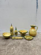 Bleu d’Argile – Frans Geel-Groen Aardewerk (8 stuks), Ophalen of Verzenden