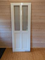 2 mooie binnendeuren/klapdeuren met glas, Doe-het-zelf en Verbouw, Deuren en Horren, Ophalen, 80 tot 100 cm, Binnendeur, 200 tot 215 cm