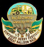Holloway Ready Mix 1989 ballon pin, Verzamelen, Verzenden, Nieuw, Transport, Speldje of Pin