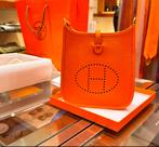 Hermes Evelyne 16 Oranje GHW, Ophalen, Nieuw, Oranje, Schoudertasje