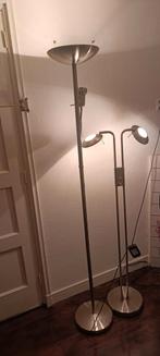 Staande lamp vloerlamp met leeslamp, Huis en Inrichting, Ophalen, Zo goed als nieuw, 150 tot 200 cm