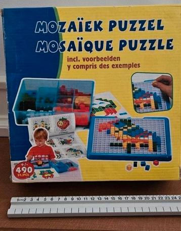 Puzzel Art- mozaïek doos met voorbeelden- Ook verzenden beschikbaar voor biedingen