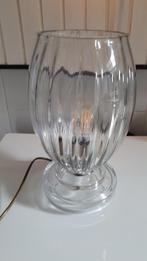 Glazen kast/tafellamp, Ophalen of Verzenden, Zo goed als nieuw, Glas, Minder dan 50 cm