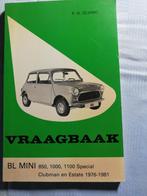 Vraagbaak boekje BL Mini, Ophalen of Verzenden