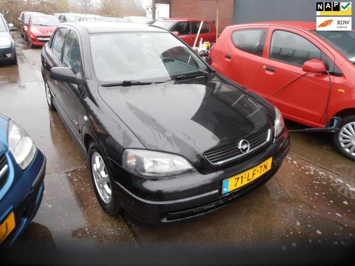 Opel Astra 1.6 Njoy st bekr 5drs airco elek pak nap apk, Auto's, Opel, Te koop, Astra, ABS, Airbags, Airconditioning, Centrale vergrendeling