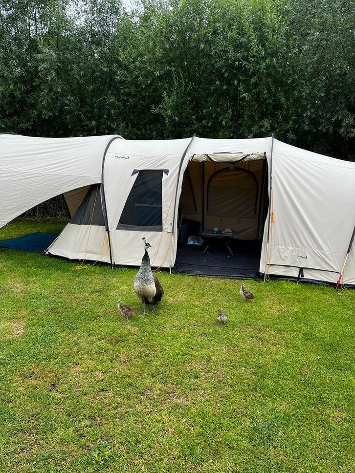 Eureka Tunnel Tent + Voorluik, Caravans en Kamperen, Tenten, tot en met 5, Gebruikt, Ophalen