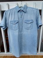 Jack & Jones overhemd m, Kleding | Heren, Ophalen of Verzenden, Zo goed als nieuw, Blauw, Halswijdte 39/40 (M)