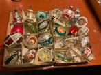 ANTIEKE KERSTBALLEN KLEUR, Ophalen of Verzenden, Gebruikt