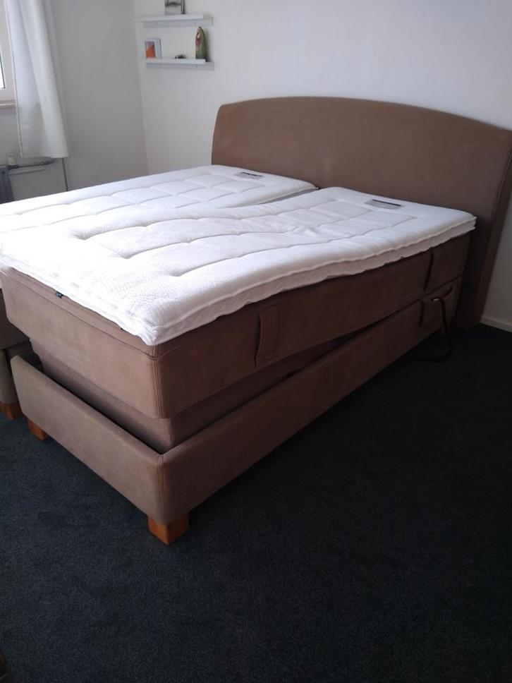 Kuperus Malmö Boxspring - Elektrisch verstelbaar 90 (2x)x210, Huis en Inrichting, Slaapkamer | Boxsprings, Zo goed als nieuw, 90 cm