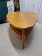 Vintage salontafel in eikenhoutlook, Ophalen, 50 tot 100 cm, Eikenhout, 50 tot 100 cm