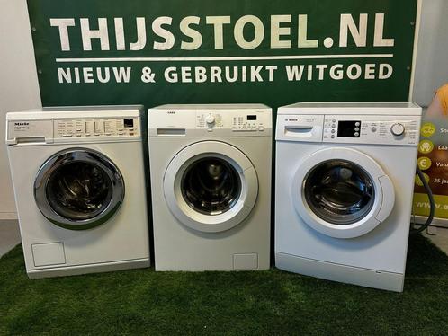 Diverse gebruikte wasmachines A-merken vanaf €169,=, Witgoed en Apparatuur, Wasmachines, Gebruikt, Voorlader, 6 tot 8 kg, Minder dan 85 cm