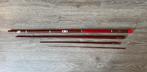 Vintage Harodex insteekhengel, 4 meter, No. 361B/142, Watersport en Boten, Ophalen, Gebruikt, Vaste hengel
