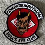 Patch Combat Iraq Wing Pac Bull’s Eye Club, Verzamelen, Embleem of Badge, Overige soorten, Overige gebieden, Ophalen of Verzenden