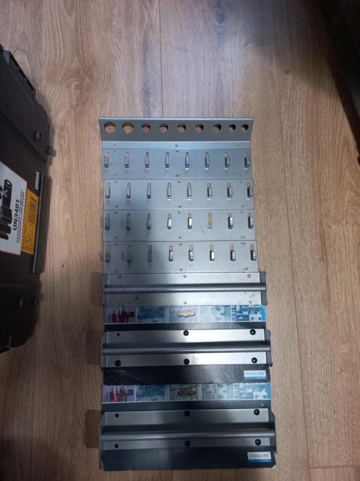 DURALINE GEREEDSCHAPSWAND OPHANG SYSTEEM, Doe-het-zelf en Verbouw, Werkbanken, Nieuw, Minder dan 70 cm, Ophalen of Verzenden