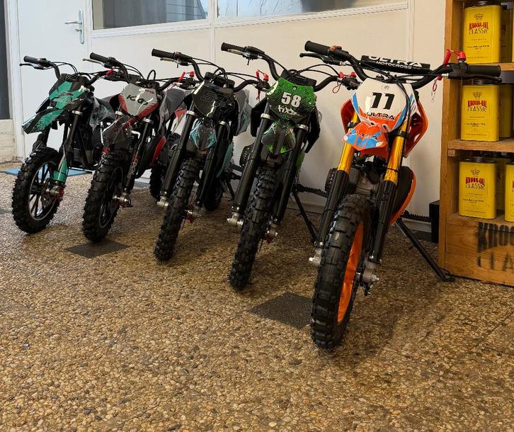 Mini Crossmotor Pitbike 50 cc 2-Takt / 4-Takt KXD / ULTRA, Fietsen en Brommers, Minibikes, Midibikes en Pitbikes, Nieuw, Overige typen