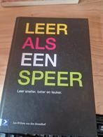 J.W. van den Brandhof - Leer als een speer, Ophalen of Verzenden, Zo goed als nieuw, J.W. van den Brandhof