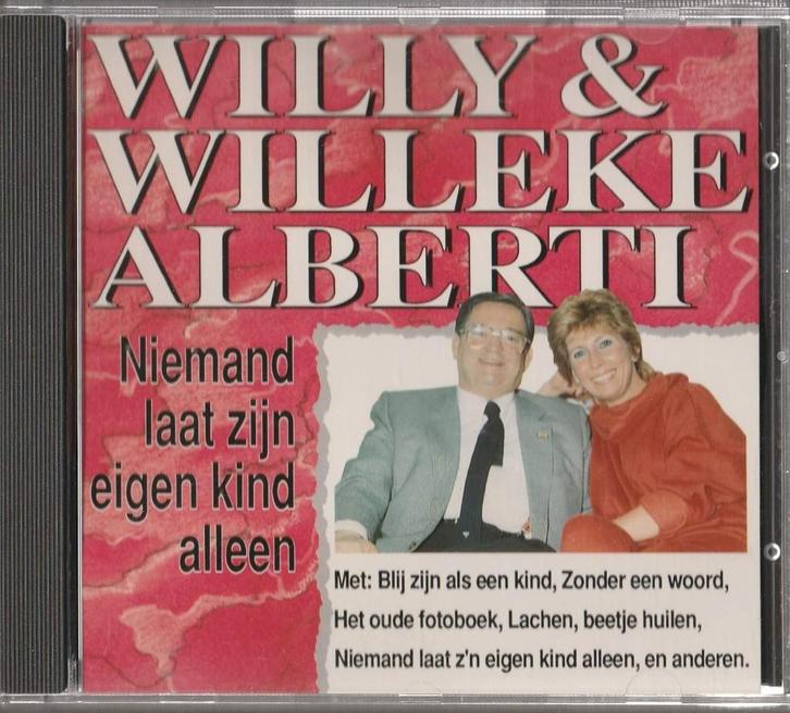 Willy & Willeke Alberti–Niemand Laat Zijn Eigen Kind Alleen", Cd's en Dvd's, Cd's | Nederlandstalig, Zo goed als nieuw, Pop, Ophalen of Verzenden
