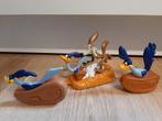 3x Road runner poppetjes looney tunes, Verzamelen, Poppetjes en Figuurtjes, Ophalen of Verzenden