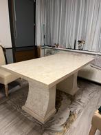 Stenen Eettafel - Robuust en Stijlvol, Overige materialen, Gebruikt, 100 tot 150 cm, Ophalen of Verzenden