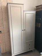 Woood Kledingkast Lily grijs, met Hang- en Legruimte, Huis en Inrichting, Kasten | Kledingkasten, Ophalen, 100 tot 150 cm, Zo goed als nieuw