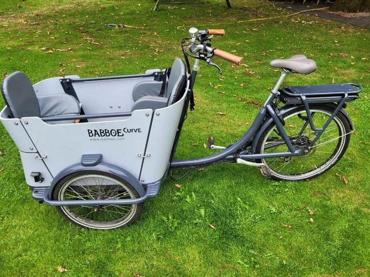 Babboe bakfiets Curve E elektrische (gekeurd), Fietsen en Brommers, Fietsen | Bakfietsen, Gebruikt, Overige merken, 4 kinderen of meer