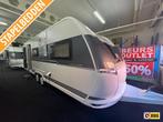 Hobby Excellent 650 UMFE UKFE STAPELBED 2020 MEGA COMPLEET!!, Standaardzit, Hobby, Bedrijf, 6 tot 7 meter
