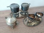 Verzilverd thee/koffie servies, Antiek en Kunst, Antiek | Servies compleet, Ophalen of Verzenden
