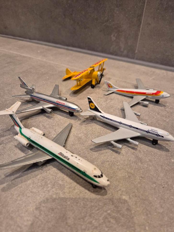 5 Vintage Vliegtuig Modellen, Verzamelen, Luchtvaart en Vliegtuigspotten, Gebruikt, Schaalmodel, Ophalen of Verzenden