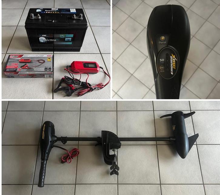 Complete Set ! Minn Kota MAX 50 LBS TRAPLOOS of los te koop, Watersport en Boten, Hengelsport | Algemeen, Zo goed als nieuw, Overige typen