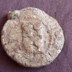 Bodemvondst Friesland Antiek Lood Wapenschild en Randschrift