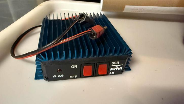 RM KL 203 FM-AM-SSB lineair, Telecommunicatie, Overige Telecommunicatie, Gebruikt, Ophalen of Verzenden