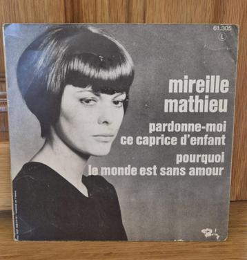 Mireille Mathieu ‎– Pardonne-Moi Ce Caprice D'enfant -Single beschikbaar voor biedingen