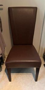 Leren stoel - zo goed als nieuw, Bruin, Leer, Ophalen of Verzenden, Zo goed als nieuw