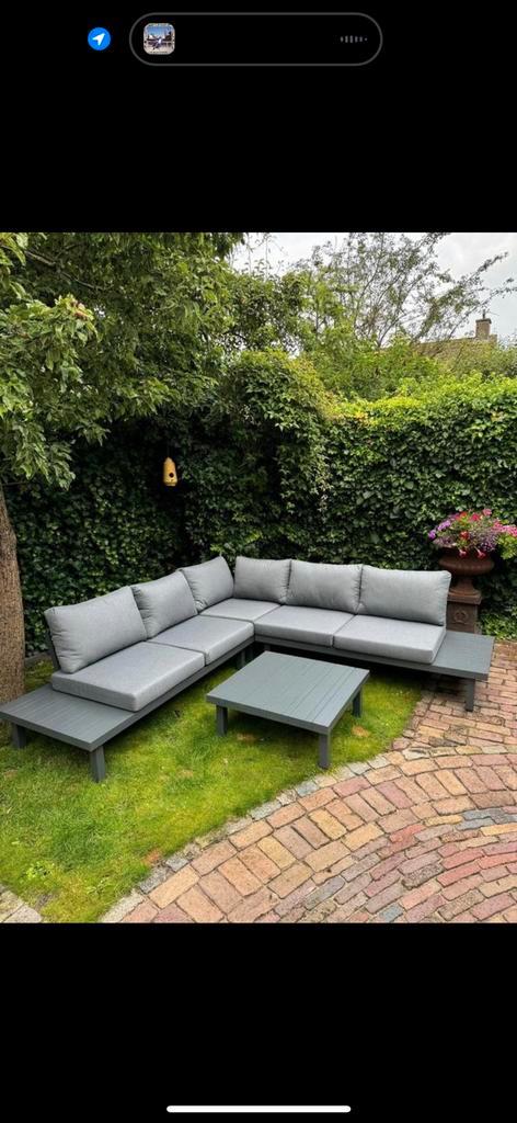 Cuba Loungeset Grijs van €1149,- voor €749,-, Tuin en Terras, Tuinsets en Loungesets, Zo goed als nieuw, Verzenden